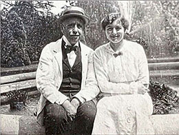 Lilly Lieser und deren Ex-Ehemann Justus Lieser, 1916 in P&ouml;chlarn