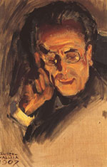 Gustav Mahler im Schicksalsjahr 1907, porträtiert vom finnischen Maler Akseli Gallen-Kallela