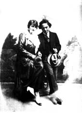 Alma with Franz Werfel (summer 1919)