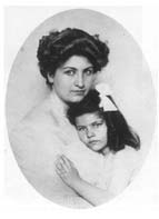 Alma with her daughter Anna Mahler