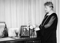 Alma with the picture of Franz Werfel