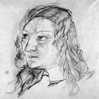Alma Mahler Zeichnung
