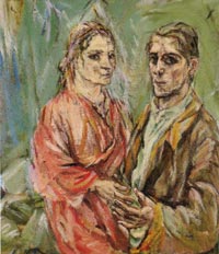 Doppelbildnis Oskar Kokoschka und Alma Mahler