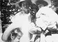 Alma with Gustav Mahler and their daughters Maria and Anna