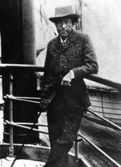 Mahler auf seiner letzten Reise von New York nach Europa, April 1911